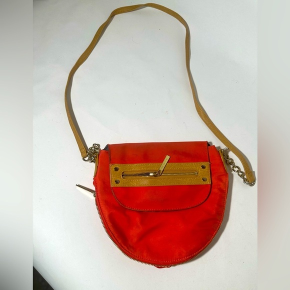 Red and Tan Crossbody Bag - Picture 1 of 6
